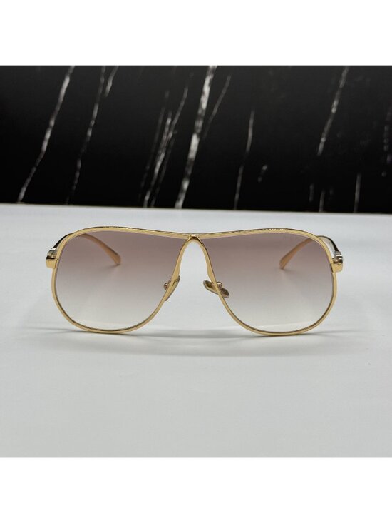 New Miu Miu MUA56S  5AK90L Gold Brown Women Sunglasses MUA 56S main image 12
